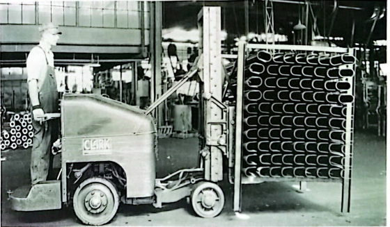 The World's First Forklift Truck