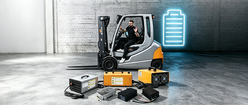 electric forklift battery charger